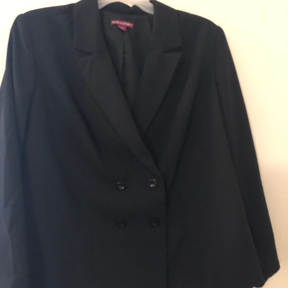 Womens Sz 20 Black Blazer by Jessica London